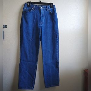 ✨ Faded Glory Dark Wash High Waisted Straight Jeans